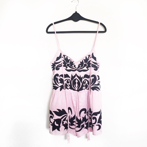 SOLD- Free People Embroidered Romper - Picture 3 of 4